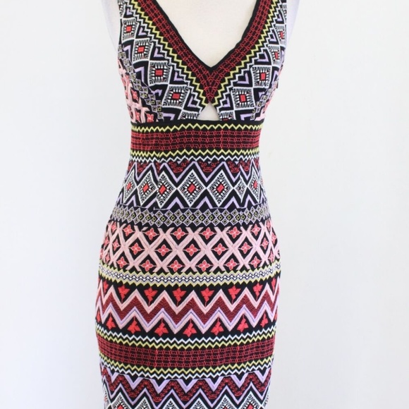 Anthropologie Dress Akemi + Kin Geo Embroidered Dress 14 - Picture 2 of 15